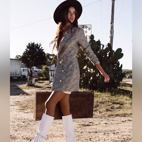 MARC BY MARC JACOBS metallic Bouclé tweed jacket - Picture 1 of 16